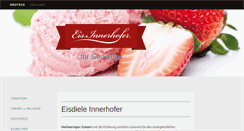 Desktop Screenshot of eisdiele-innerhofer.com